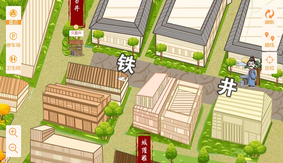 金塔智慧景区：手绘地图与语音导览的完美融合